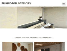 Tablet Screenshot of pilkingtoninteriors.co.nz